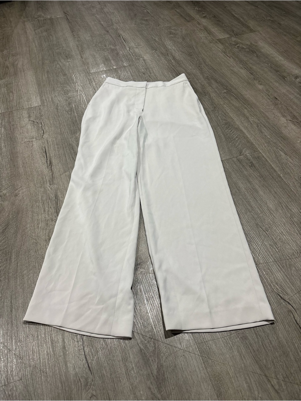 QUINCE Stretch Crepe Classic Trouser Pants Textured Sand Size 10 - Picture 3 of 6